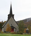 Bergsdalen kyrkje, vestfasade, AMH 2008.jpg