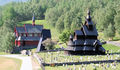 Borgund gl, kyrkjene på Borgund, AMH 2009.jpg