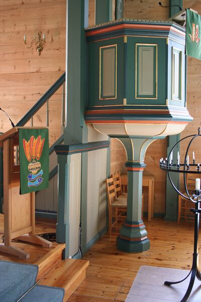 Fil:Mo kyrkje, Modalen Prekestol 2.jpg